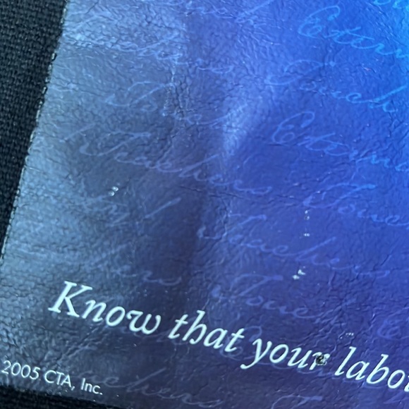 TEACHERS TOUCH ETERNITY! Black Fabric Tote Bag - Picture 9 of 9